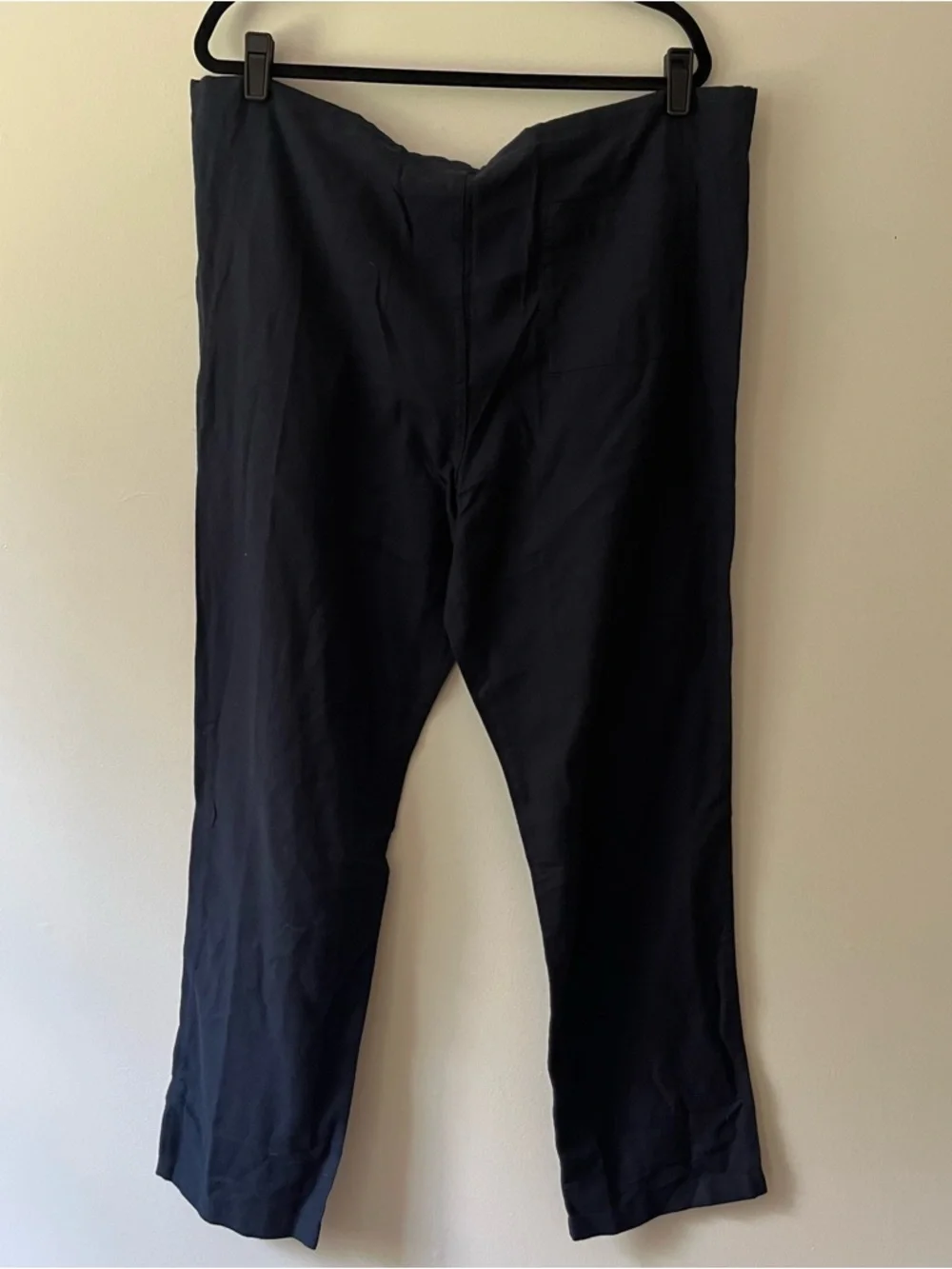 Men's J. Crew Flannel Pajama Set Large Navy Blue Cotton